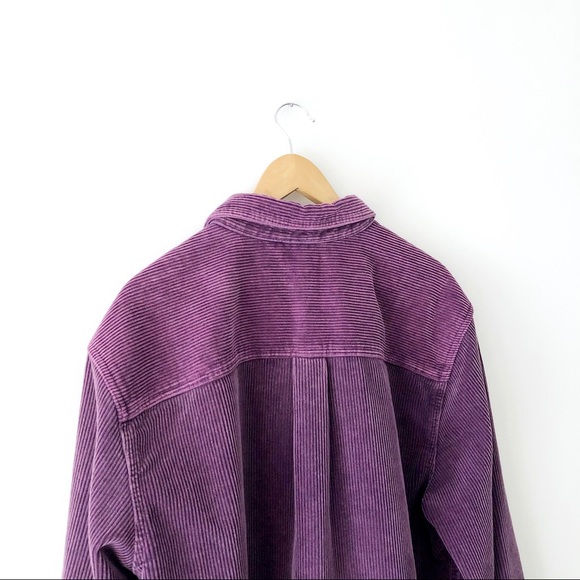 SOLD Urban Outfitters Purple Corduroy Shirt Jacket - Picture 5 of 6